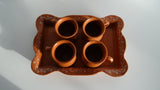 Terracotta Clay Coffee/Tea Mugs, Small, Set of 4.