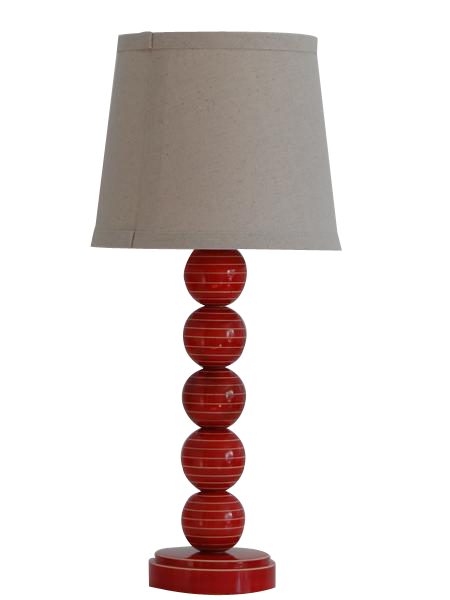 Table Lamp made with sustainably harvested wood, Vegetable dyes, Eco-friendly.